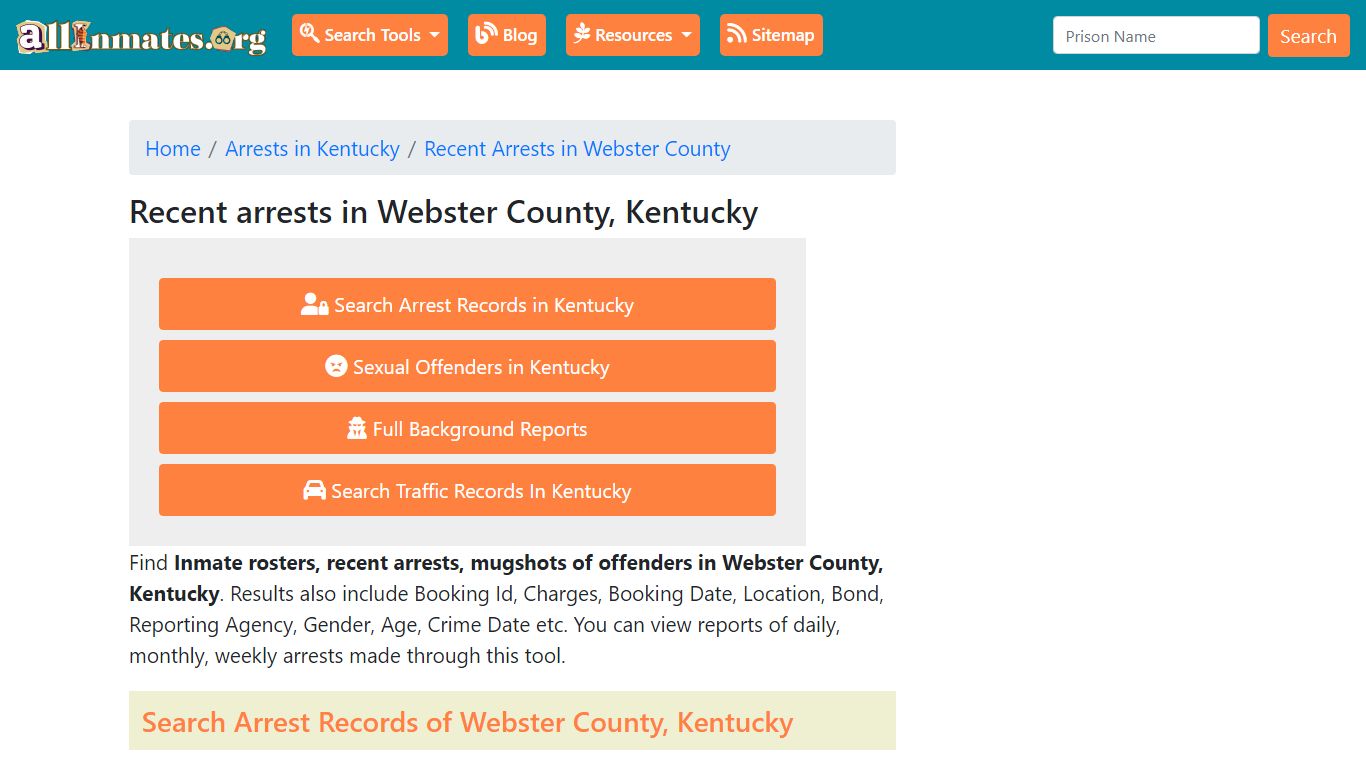 Recent arrests in Webster County, Kentucky | Mugshots, Rosters, Inmates ...